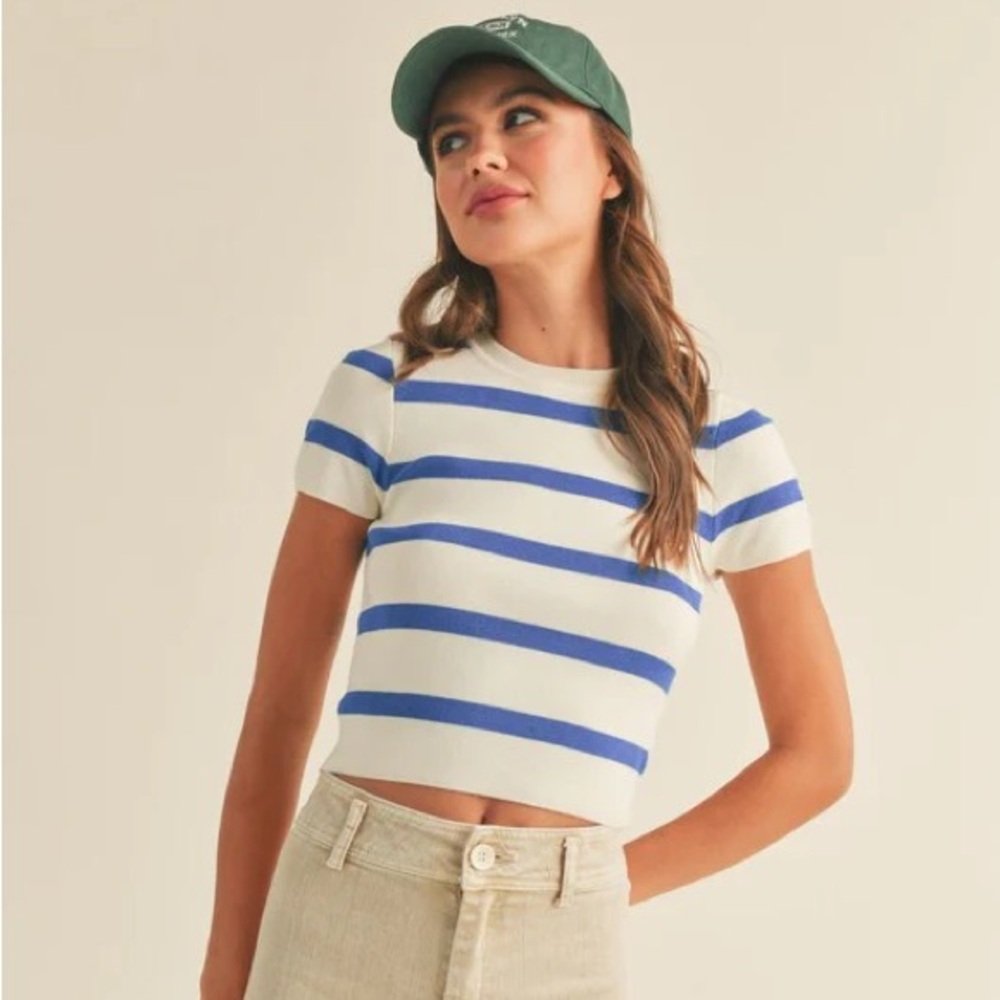 Miou Muse Varsity Striped Sweater